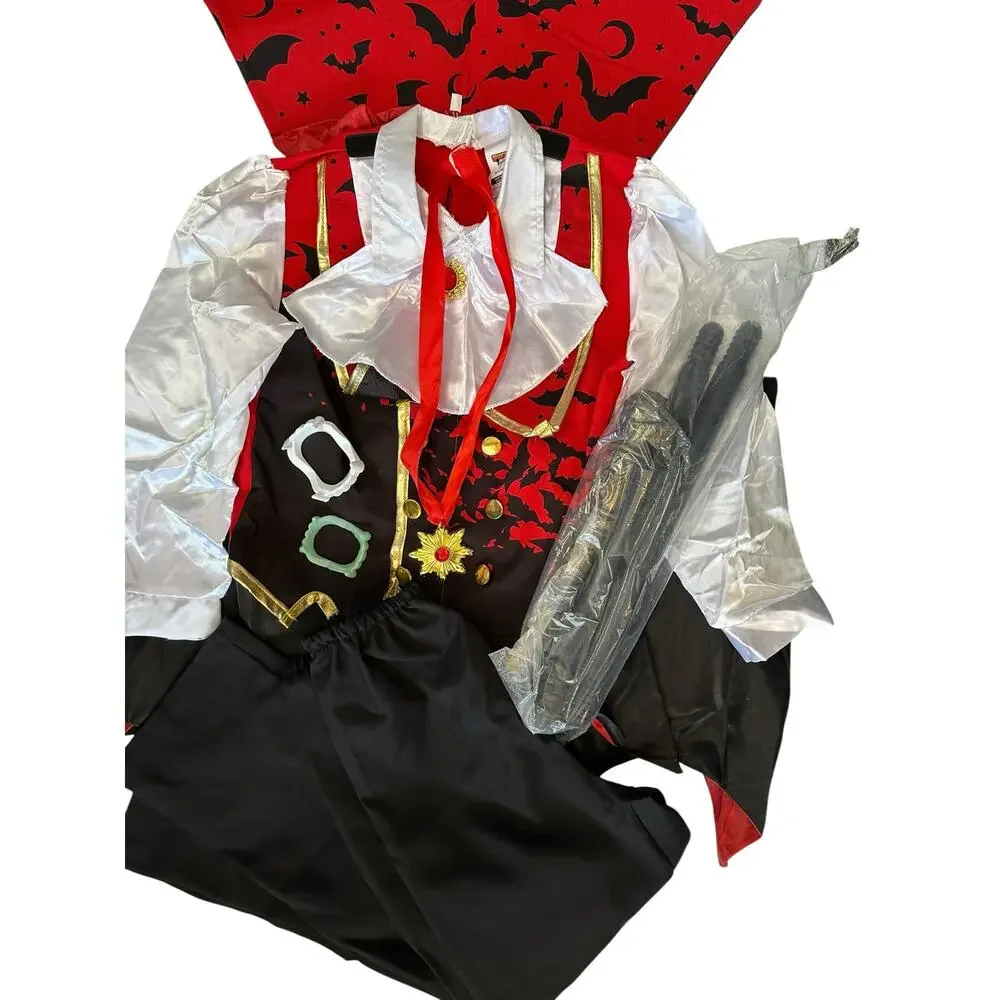 Spooktacular Creations Deluxe Vampire Halloween Costume Boy's Size S 5-7 Years